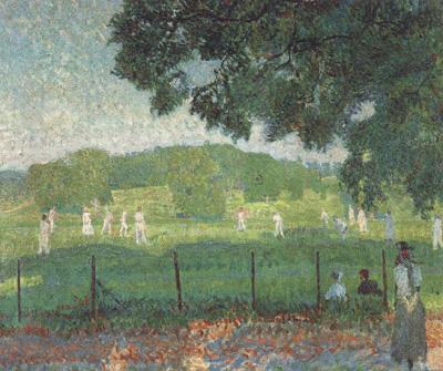 Frederick spencer gore The Cricket Match (nn02) Sweden oil painting art